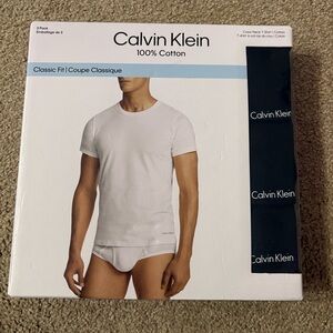 Calvin Klein Black Crew Neck Undershirt 3-Pack